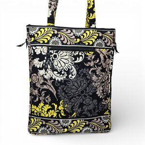 Vera Bradley Baroque Quilted Laptop Bag Checkpoint Friendly Bi-Fold Commuter